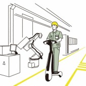 Toyota ra mắt xe điện C+walk T hỗ trợ người đi bộ